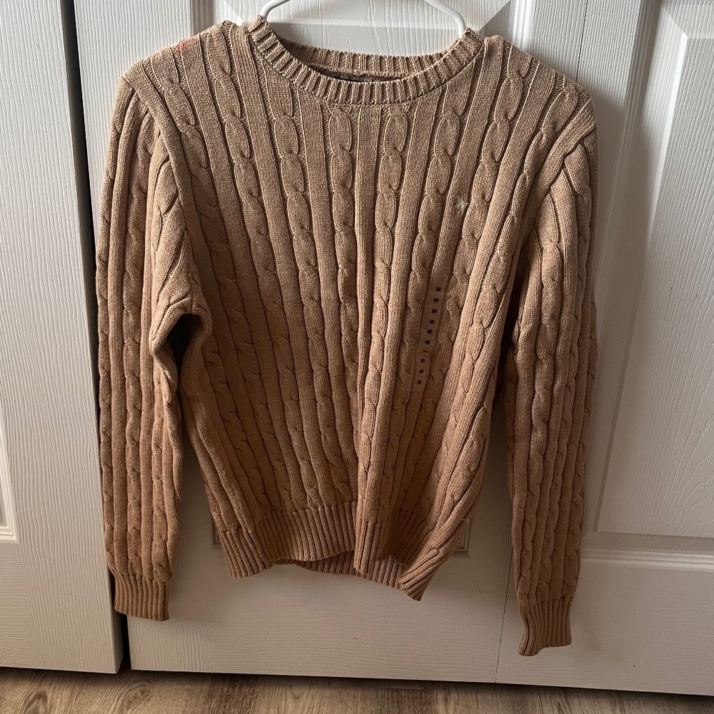 NEW Polo Ralph Lauren  Cable-Knit Crewneck Sweater - Size M